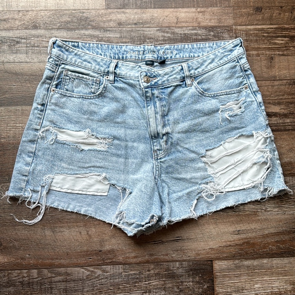 **BUNDLE** Levi's, AE, Abercrombie, Black/Blue/White Jean Shorts Casual Style - Picture 2 of 14